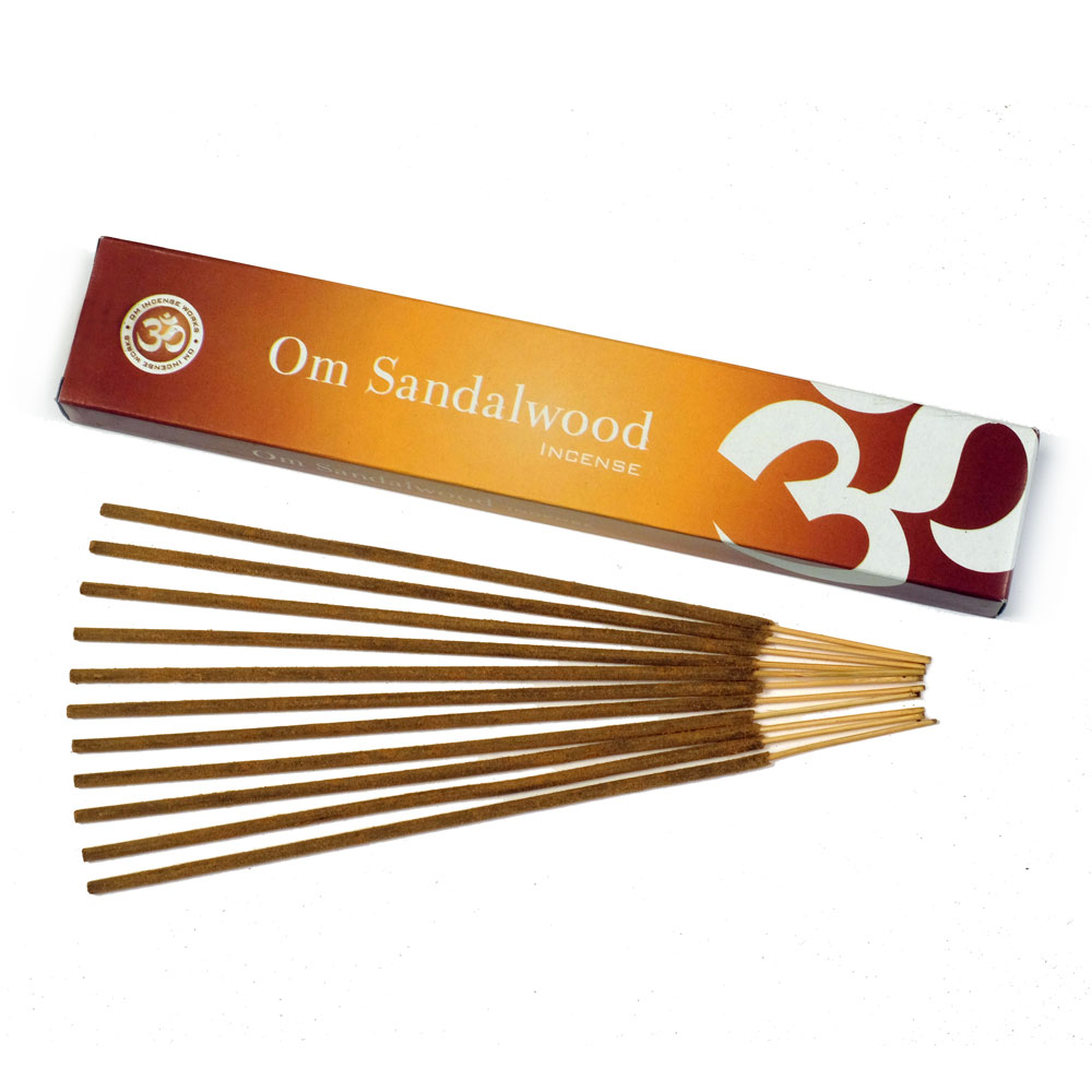 Om INCENSE 15 gr - Sandalwood (Pack of 12)