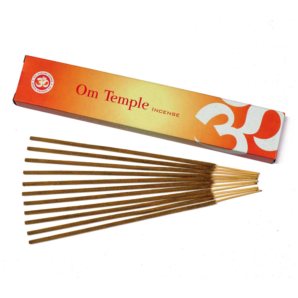 Om INCENSE 15 gr - Temple (Pack of 12)