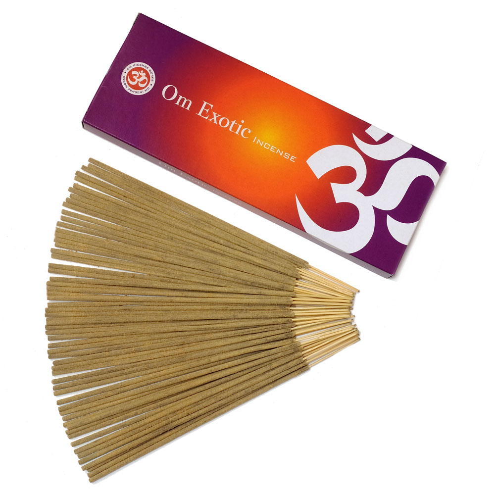 Om INCENSE 100 gr - Exotic (Pack of 6)