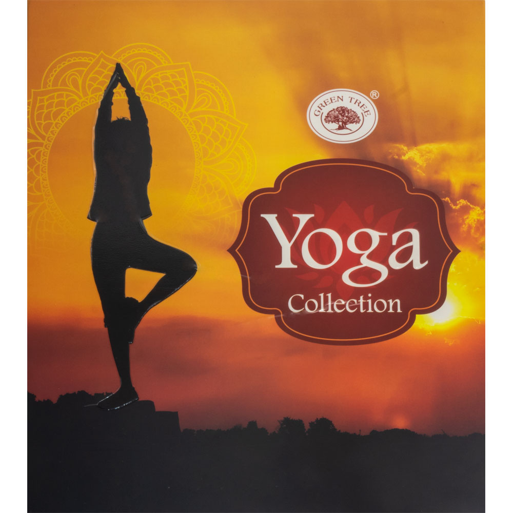 Green Tree INCENSE 15 gr - Yoga Collection (Pack of 6)