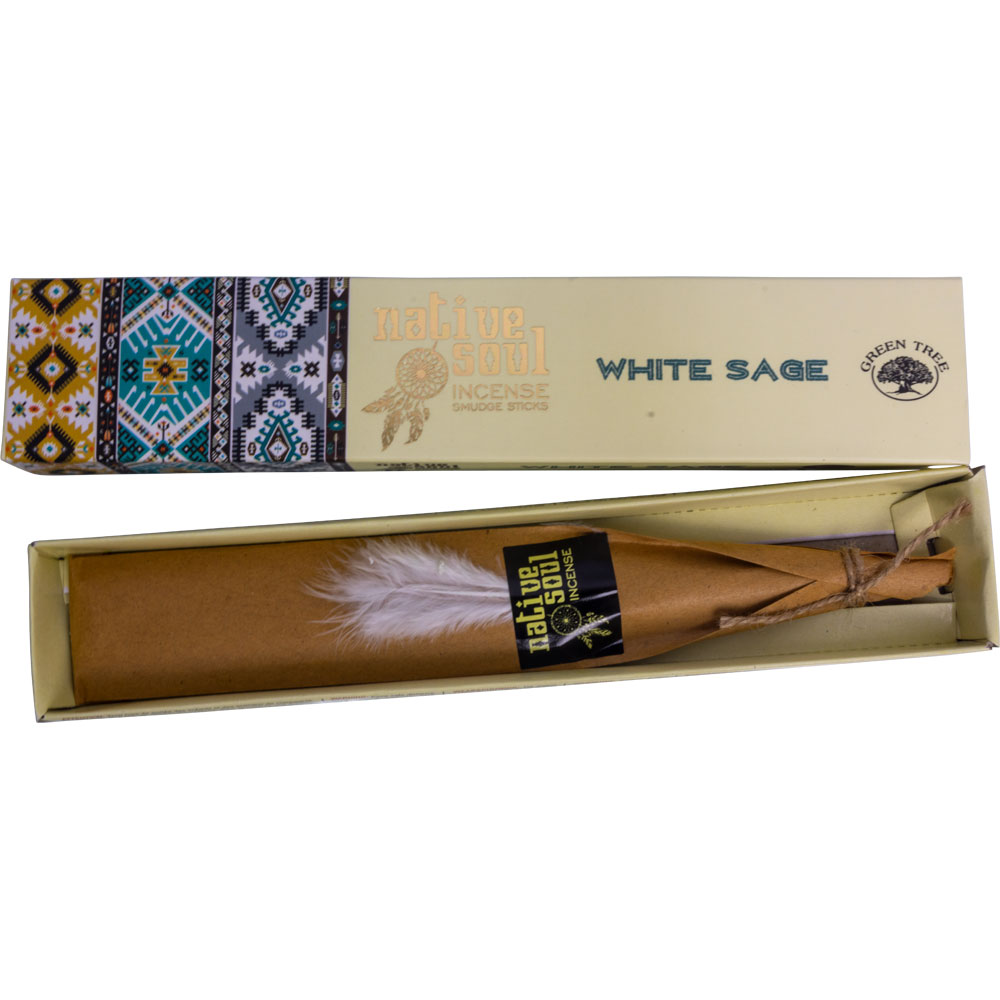 Native Soul INCENSE 15 gr - White Sage (Pack of 12)