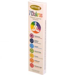 Nitiraj Natural Chakras Incense - Sampler Pack (Pack of 6)