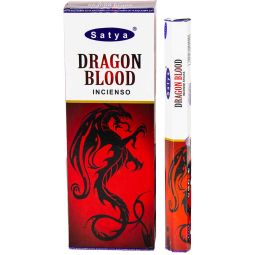 Satya Hexagonal Pack Incense - Dragon Blood (Pack of 6)
