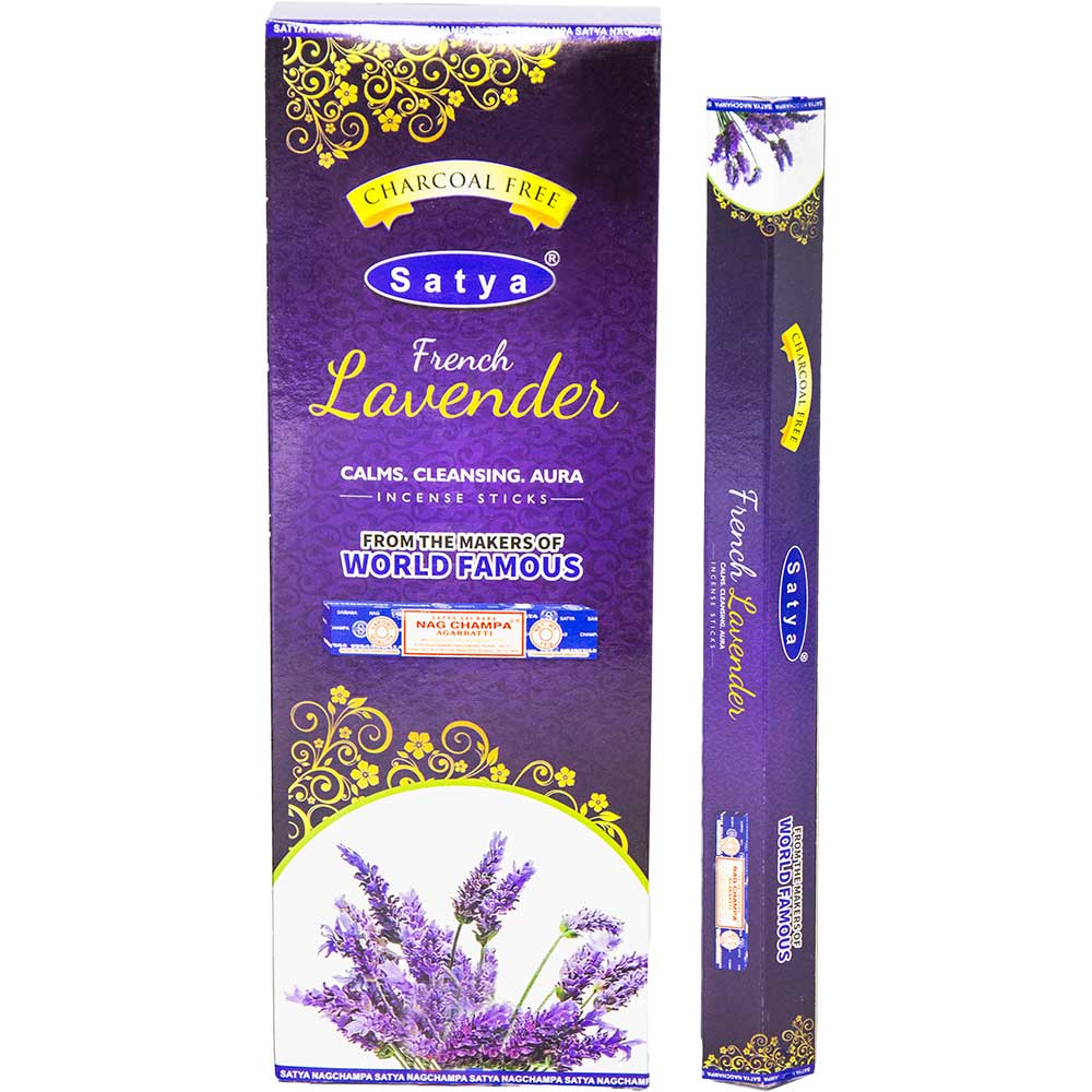 Satya Hexagonal Pack INCENSE - Lavender (Pack of 6)