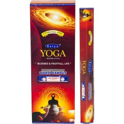 Satya Hexagonal Pack Incense - Yoga (Pack of 6)