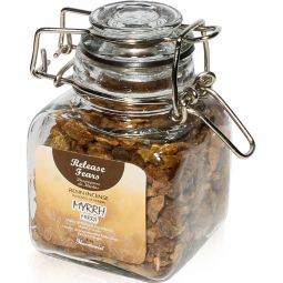 Harmonia Resin Incense Jar 3 oz - Myrrh Release Fears (Each)