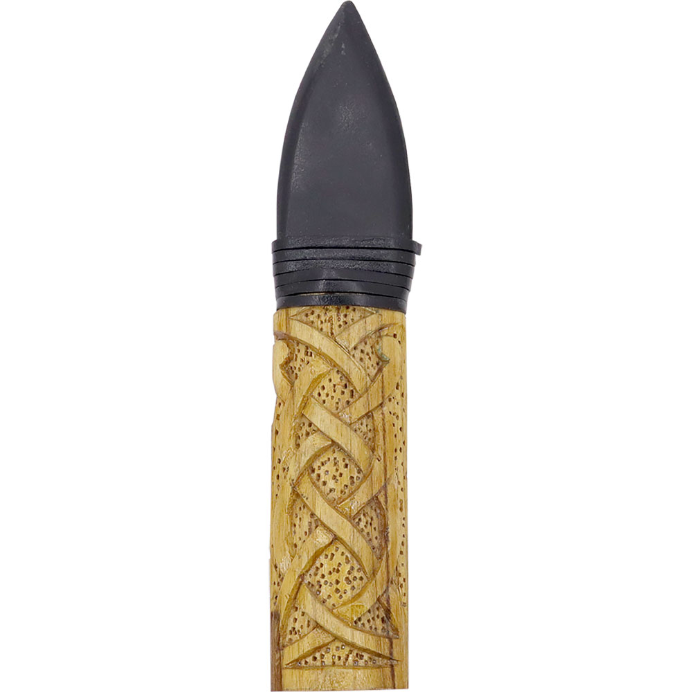 Athame - Black Tourmaline w/ Wood HANDLE (Each)