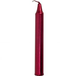 Mini Ritual Candles Metallic Red (Pack of 20)