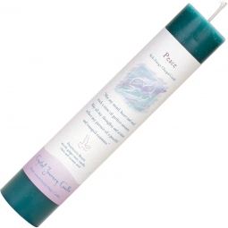 Reiki Herbal Pillar Candle Peace (Each)