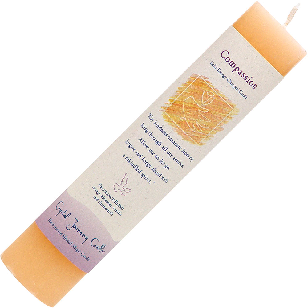 Reiki Herbal Pillar CANDLE Compassion (Each)
