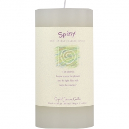 Reiki Herbal Pillar Candle Spirit 3"x 6" (Each)