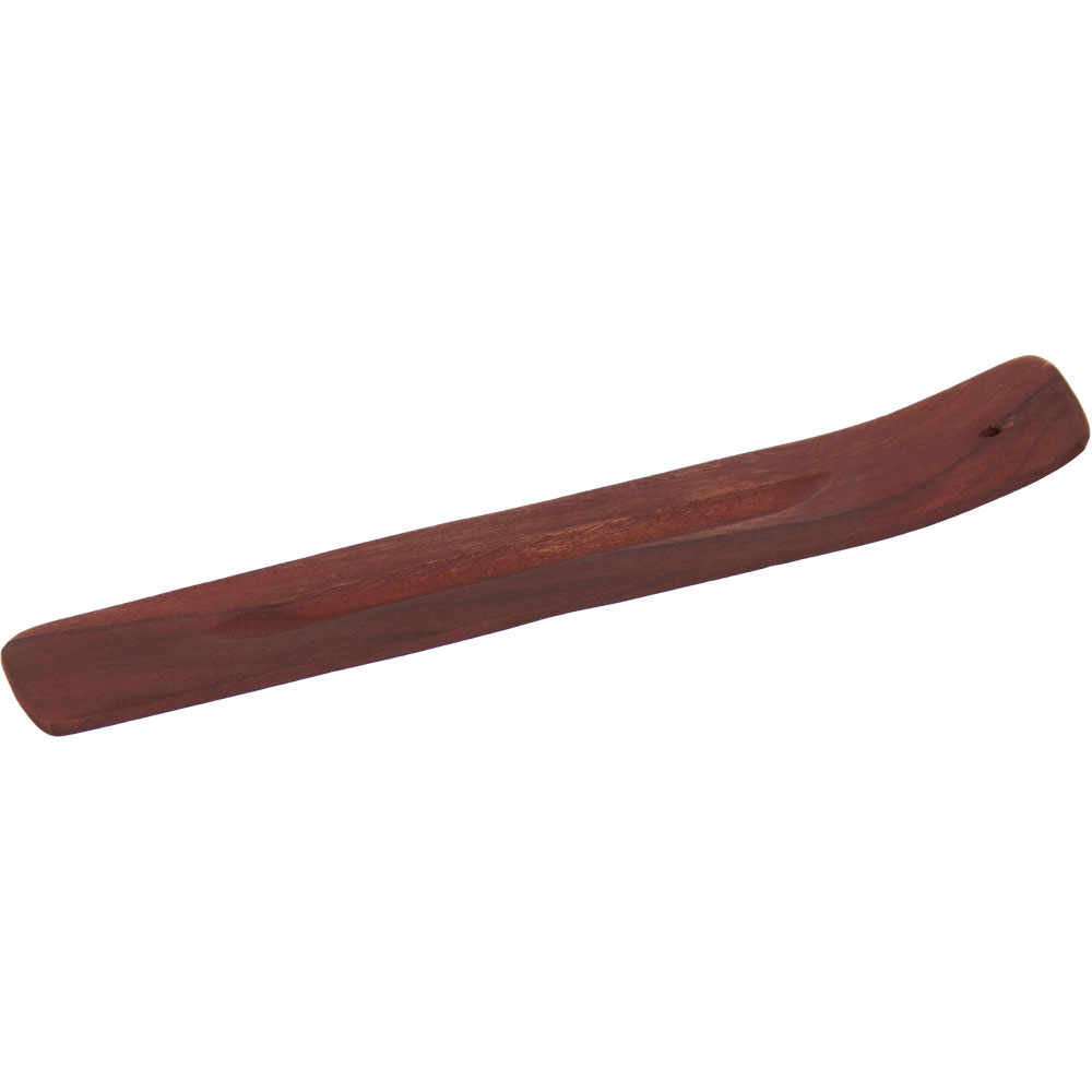 Wood INCENSE Holder Boat Plain (pack of 12)