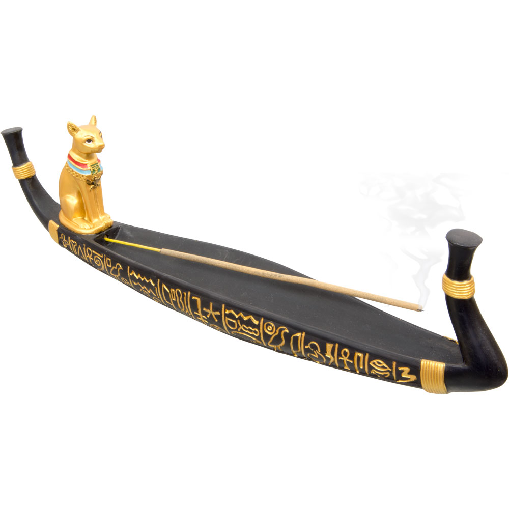 INCENSE Holder Bastet Cat (Each)