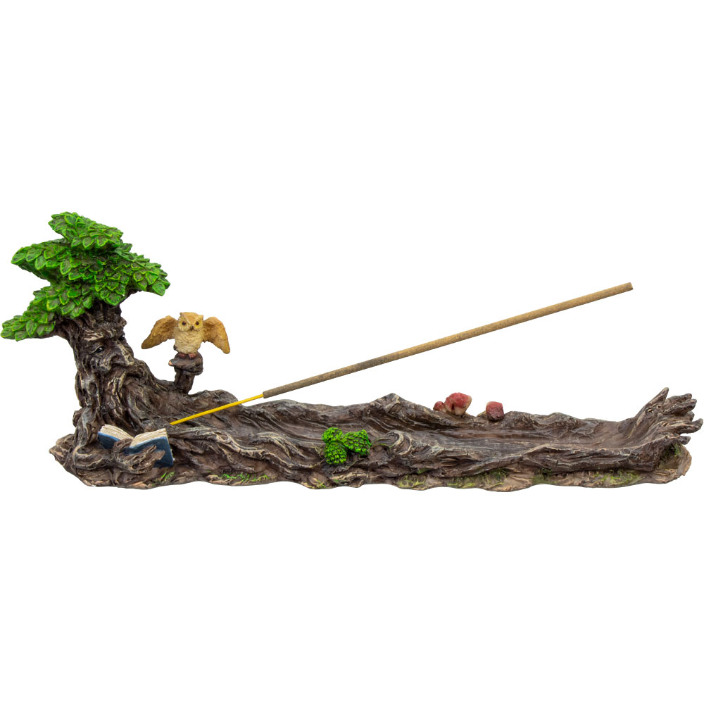 Polyresin INCENSE Holder - Green Man  (Each)