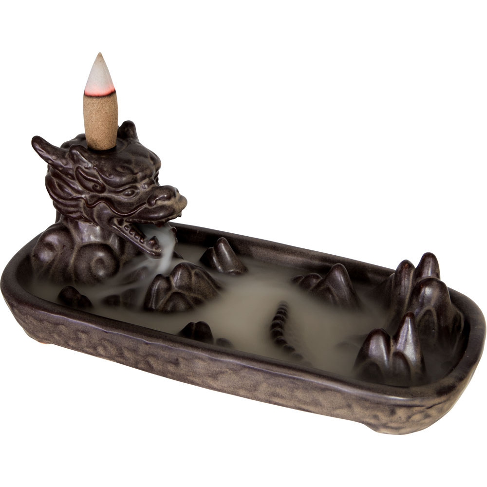 Dragonfly Waterfall Backflow Incense Cone Burner - Dragonfly Art