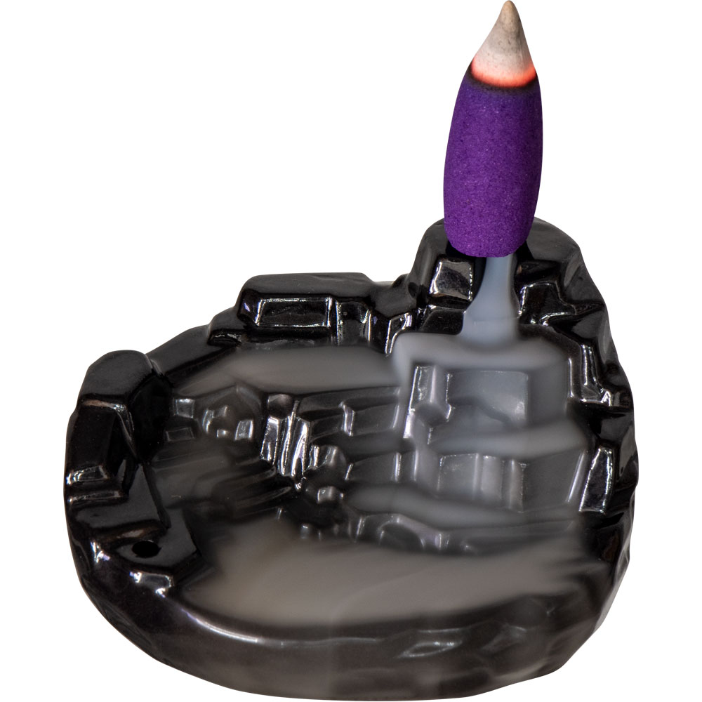 Ceramic Backflow INCENSE Burner - Cascade (Each)