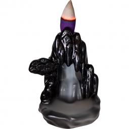 Ceramic Backflow Incense Burner - Cave (Each)