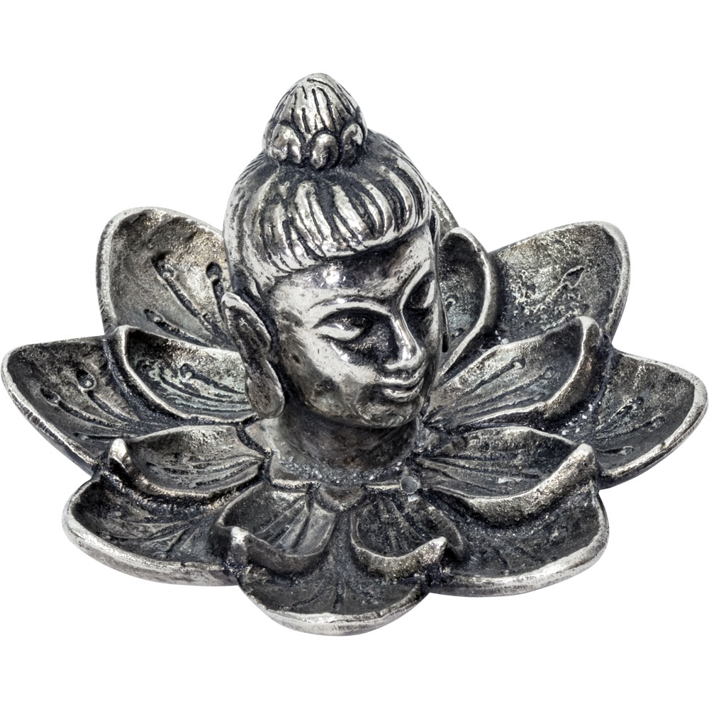 Aluminum INCENSE Holder - Buddha (Each)