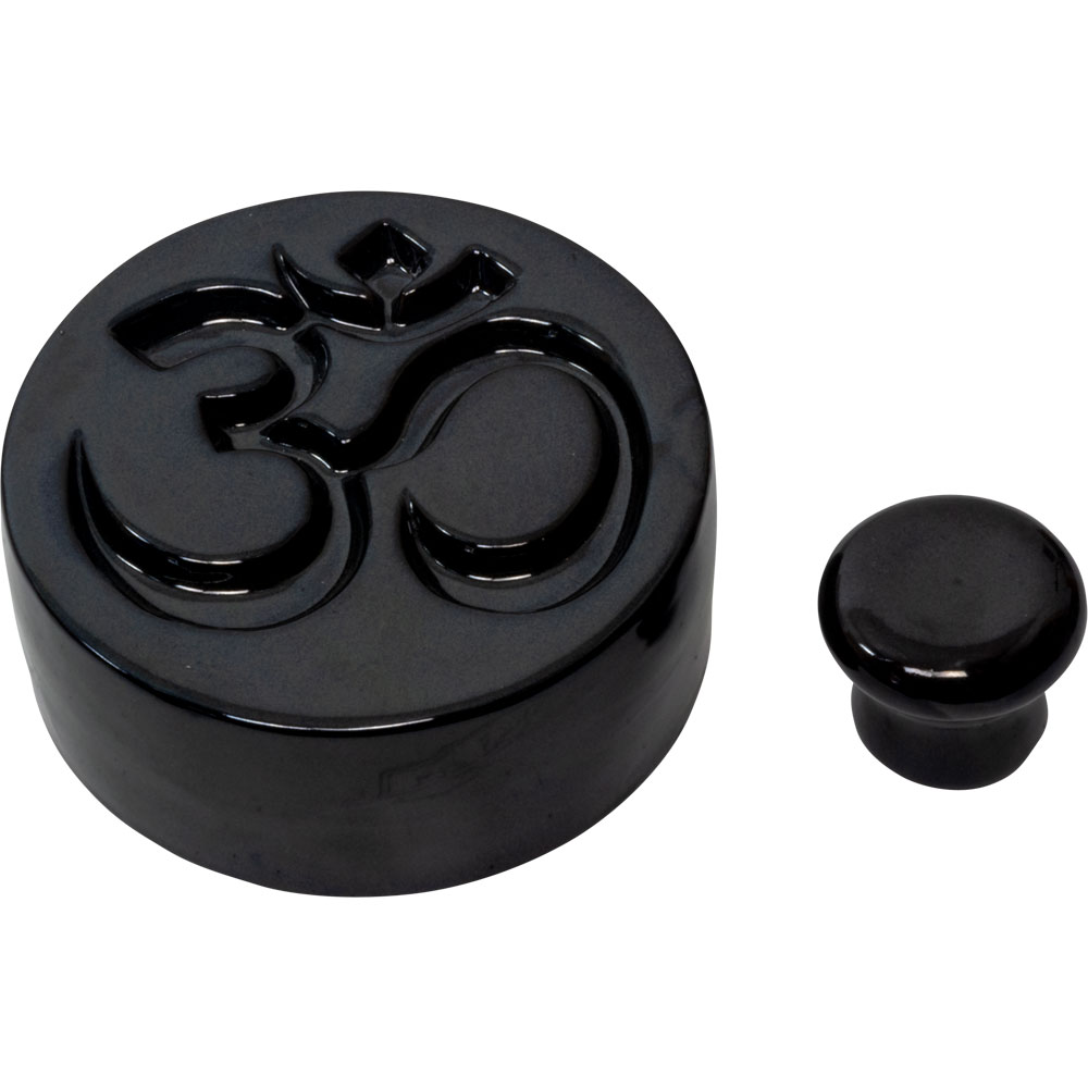 Ceramic Powder INCENSE Burner - Om (Each)