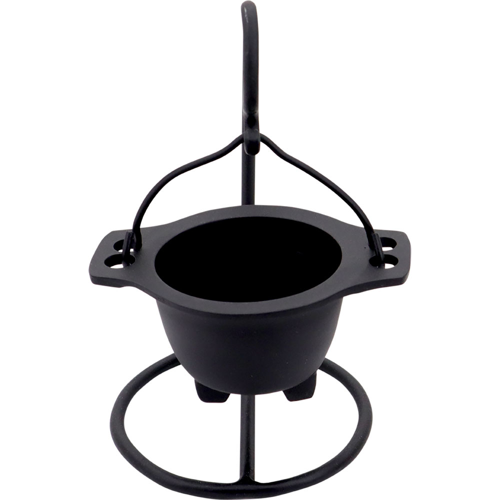 CAST IRON Hanging Cauldron w/ Stand (Each)