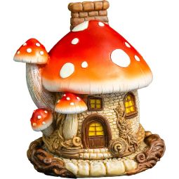 Polyresin Cone Burner - Mushroom House (Each)
