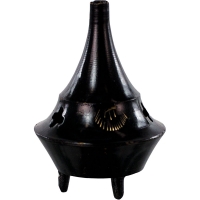 Brass Cone Burner Black (pack of 6)