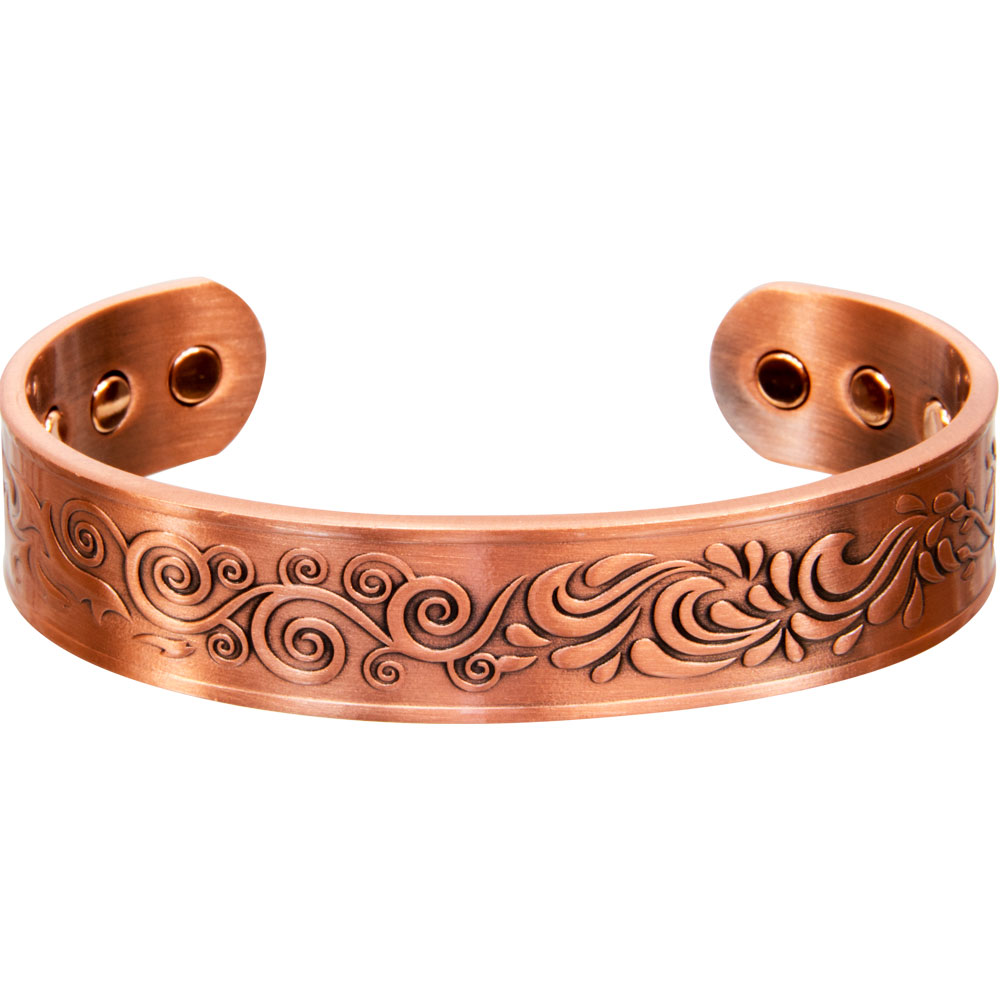 Magnetic Copper Bracelet - 4 Elements - Antique Copper (Each): Kheops ...