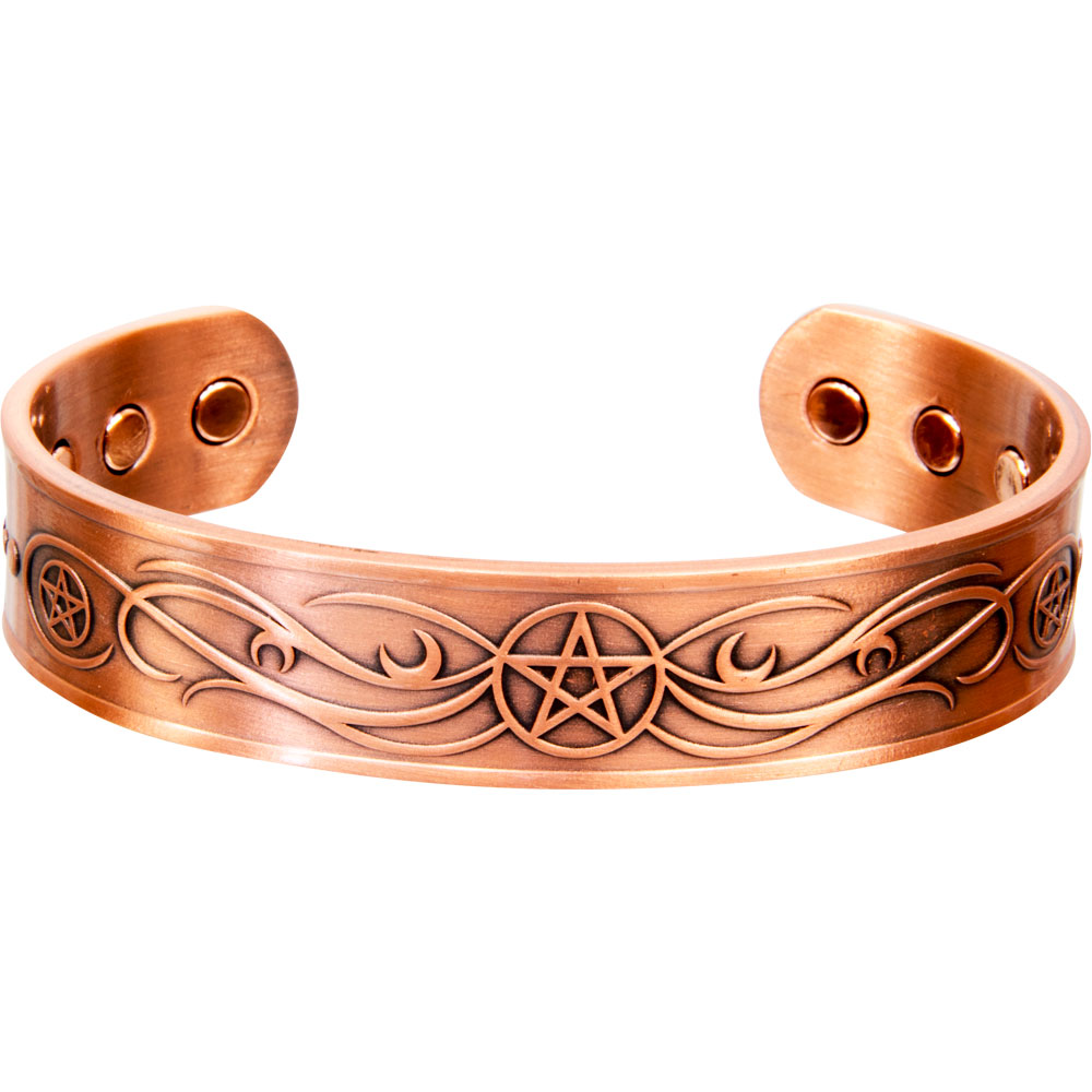 Copper Bracelet Magnetic (Pentacle)