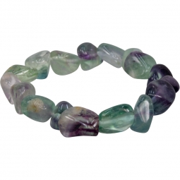 Tumbled Stones Bracelet Fluorite (pack of 6)