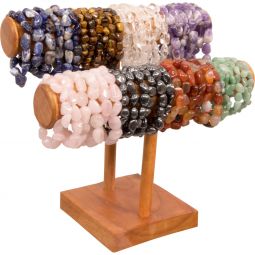 Tumbled Stones Bracelet Display Package (Each)