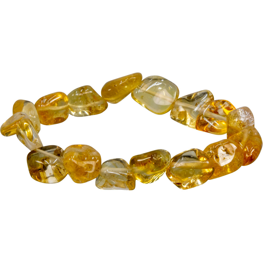 Tumbled Stones Bracelet Citrine (pack Of 6): Kheops International