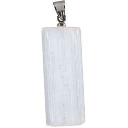 Selenite Rough Pendant (Each)