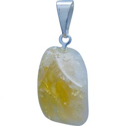 Tumbled Stone Pendant - Citrine (Pack of 5)