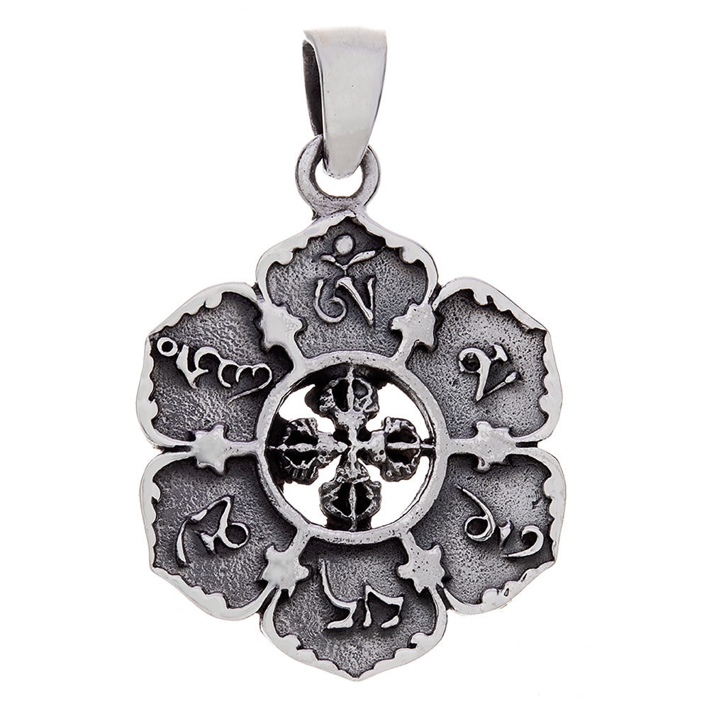 Dorje Flower Eastern Wisdom Pendant: Kheops International