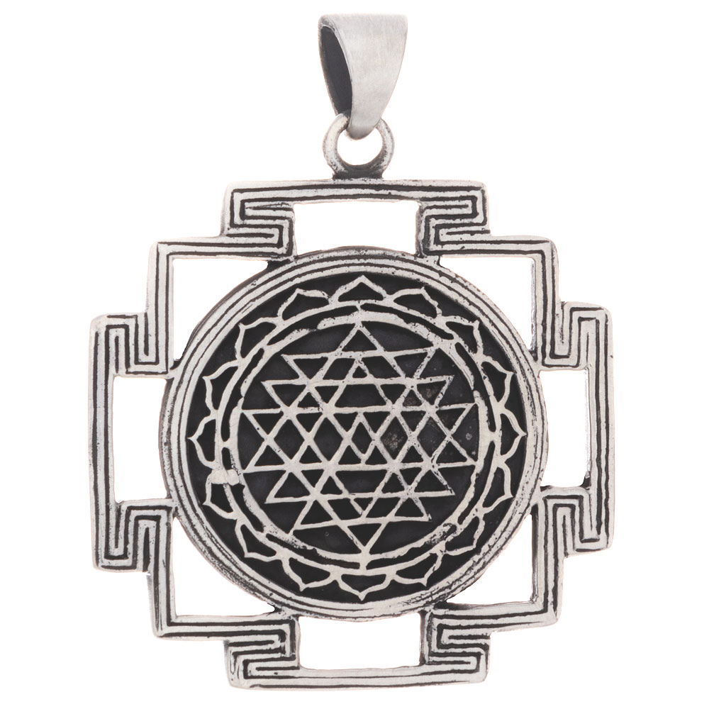 Sri Yantra Eastern Wisdom Pendant: Kheops International