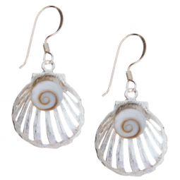 Shell Shiva Eye Earrings