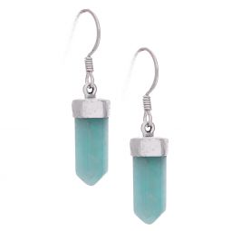 Amazonite Assorted Small Pencil Earrings (22mm to 35mm H)