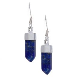 Lapis Lazuli Assorted Small Pencil Earrings (22mm to 35mm H)