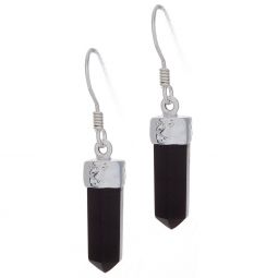 Black Onyx Assorted Small Pencil Earrings (22mm to 35mm H)