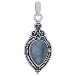 Labradorite Fancy Teardrop Pendant