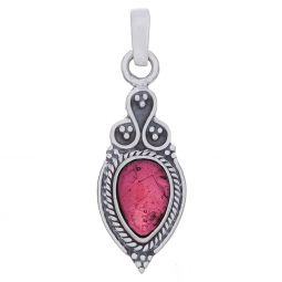 Garnet Fancy Teardrop Pendant