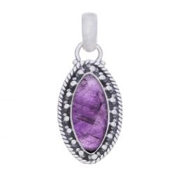 Amethyst Fancy Marquise Pendant