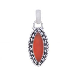 Carnelian Fancy Marquise Pendant