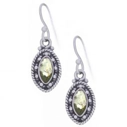 Peridot Fancy Marquise Earrings