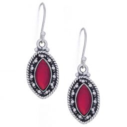 Garnet Fancy Marquise Earrings