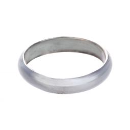 Plain Rounded Narrow Band Ring - Size 6 (3mm H)