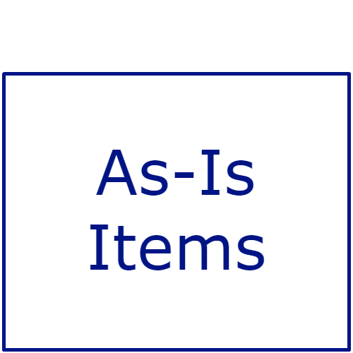As-Is Items