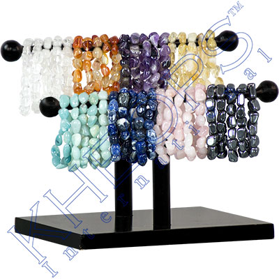 Tumbled Stones Bracelet Display Package | Kheops International